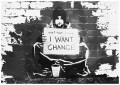 BANKSY FOTOTAPETA MUR BETON FOTOTAPETY