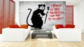 BANKSY FOTOTAPETA MUR BETON FOTOTAPETY