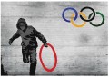 BANKSY FOTOTAPETA MUR BETON FOTOTAPETY
