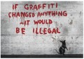 BANKSY FOTOTAPETA MUR BETON FOTOTAPETY