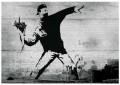 BANKSY FOTOTAPETA MUR BETON FOTOTAPETY