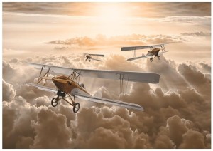 FOTOTAPETA SAMOLOT NIEBO FOTOTAPETY + KLEJ