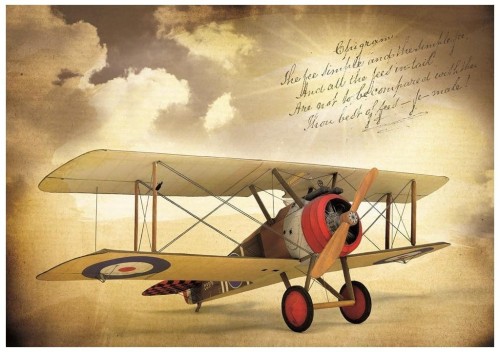 FOTOTAPETA SAMOLOT NIEBO FOTOTAPETY + KLEJ