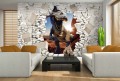 DINOZAUR FOTOTAPETA 3D FOTOTAPETY + KLEJ