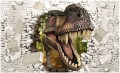DINOZAUR FOTOTAPETA 3D FOTOTAPETY + KLEJ