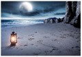 FOTOTAPETA MORZE NOCĄ KSIĘŻYC FOTOTAPETY