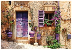 FOTOTAPETA ULICZKA KWIATY FOTOTAPETY