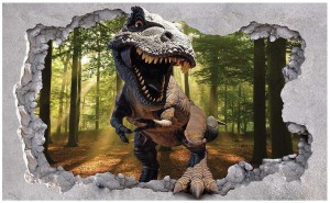 FOTOTAPETA 3D DINOZAURY FOTOTAPETY
