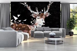 Fototapeta abstrakcja jeleń fototapety