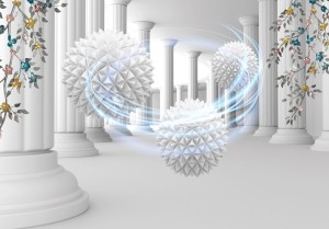 Fototapeta 3D abstrakcja EFEKT 3D tunel