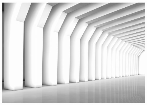 Fototapeta abstrakcja 3D tunel fototapety