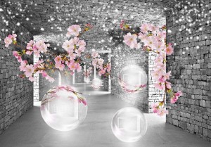 Fototapeta 3D abstrakcja EFEKT 3D tunel