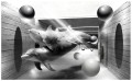 Fototapeta abstrakcja delfiny fototapety
