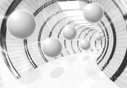 Fototapeta 3D abstrakcja EFEKT 3D tunel