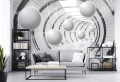 Fototapeta 3D abstrakcja EFEKT 3D tunel
