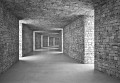 Fototapeta 3D abstrakcja EFEKT 3D tunel