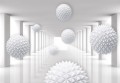 Fototapeta 3D abstrakcja EFEKT 3D tunel