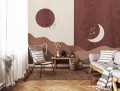 Fototapeta grafika geometria imitacja mural na flizelinie+KLEJ