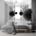 Fototapeta 3D tunel kule kulki
