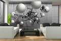 Fototapeta kule beton abstrakcja 3d