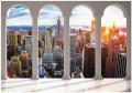 Fototapeta 3D kolumny widok nowy jork