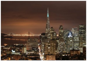 Fototapeta miasto nocą most fototapety