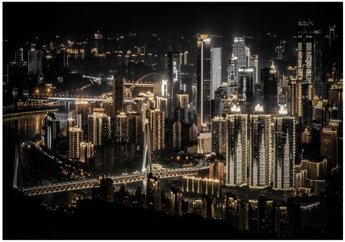 Fototapeta miasto niebo budynki fototapety