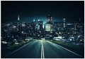 Fototapeta miasto nocą droga fototapety