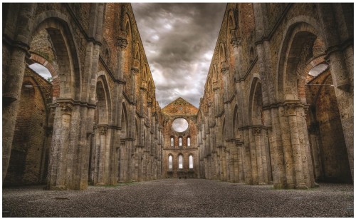 FOTOTAPETA 3D MURY NIEBO FOTOTAPETY