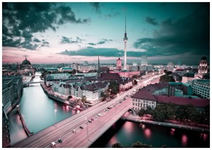 Fototapeta miasto most rzeka fototapety