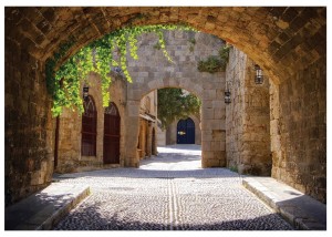 Fototapeta 3D uliczka droga stare miasto