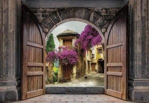 FOTOTAPETA na flizelinie miasto SUPER EFEKT 3D okno + klej gratis