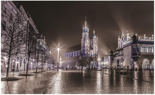 FOTOTAPETA MIASTO NOCĄ FOTOTAPETY