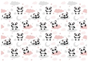 Fototapeta dla dzieci misie koala chmurki