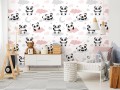 Fototapeta dla dzieci misie koala chmurki