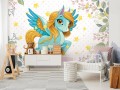 Fototapeta KUCYK PONY liście gwiazdki