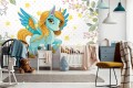 Fototapeta KUCYK PONY liście gwiazdki