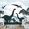 Fototapeta dla dzieci DINOZAURY palmy