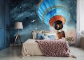 Fototapeta kolorowy BALON niebo ptaki