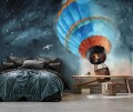 Fototapeta kolorowy BALON niebo ptaki