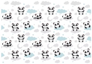 Fototapeta dla dzieci misie koala chmurki