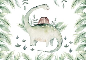 Fototapeta TAPETA DLA DZIECI DINOZAURY