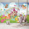 Fototapeta KUCYK PONY koniki tęcza