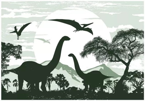 Fototapeta skandynawska dinozaury
