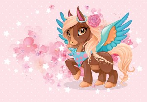 Fototapeta KUCYK PONY dla dzieci konik
