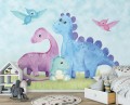 Fototapeta TAPETA DLA DZIECI DINOZAURY