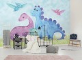 Fototapeta TAPETA DLA DZIECI DINOZAURY