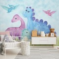 Fototapeta TAPETA DLA DZIECI DINOZAURY