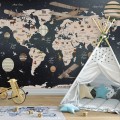 Fototapeta tapeta MAPA kontynenty ŚWIAT