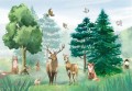 Fototapeta tapeta LAS zwierzęta DRZEWA
